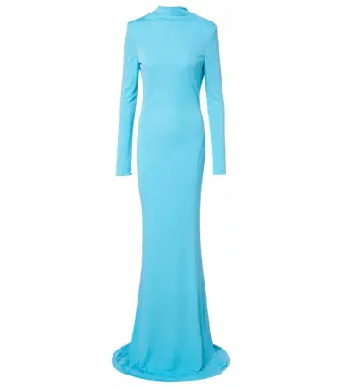 Tom Ford Open-back crêpe jersey gown | Thumbnail 1 Tom Ford Open-back crêpe jersey gown | Thumbnail 1