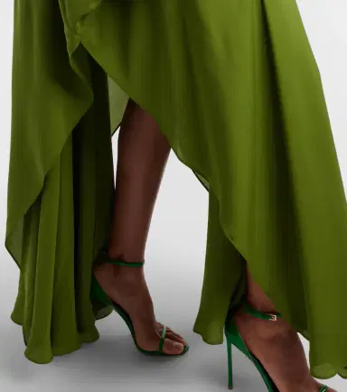 Tom Ford Draped silk georgette kaftan | Thumbnail 3
