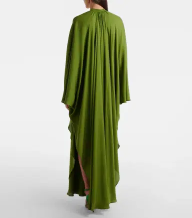 Tom Ford Draped silk georgette kaftan | Thumbnail 5