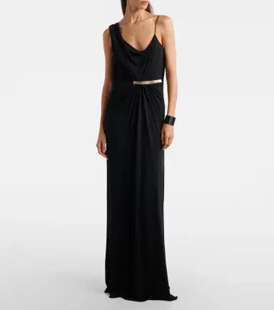 Tom Ford Draped gathered crêpe jersey gown | Thumbnail 4