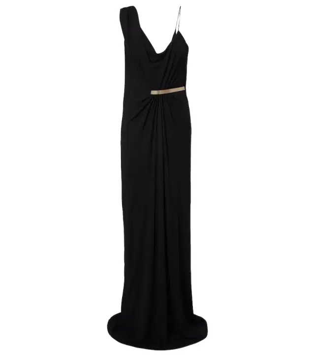 Tom Ford Draped gathered crêpe jersey gown