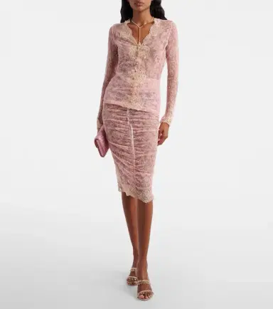 René Caovilla Chandelier embellished satin mules | Thumbnail 6 René Caovilla Chandelier embellished satin mules | Thumbnail 6