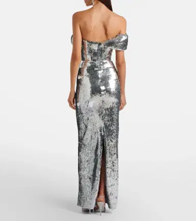 RACHEL GILBERT Tamzin sequined one-shoulder gown | Thumbnail 4 RACHEL GILBERT Tamzin sequined one-shoulder gown | Thumbnail 4