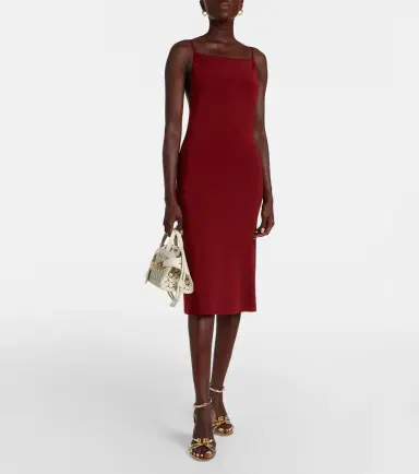 Ferragamo Ribbed-knit jersey midi dress | Thumbnail 2