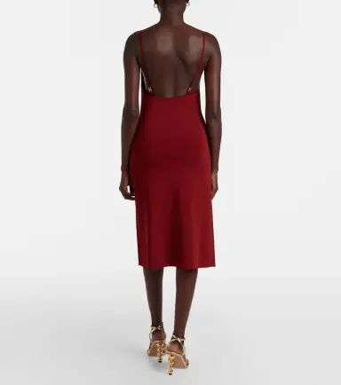 Ferragamo Ribbed-knit jersey midi dress | Thumbnail 3