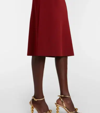 Ferragamo Ribbed-knit jersey midi dress | Thumbnail 4