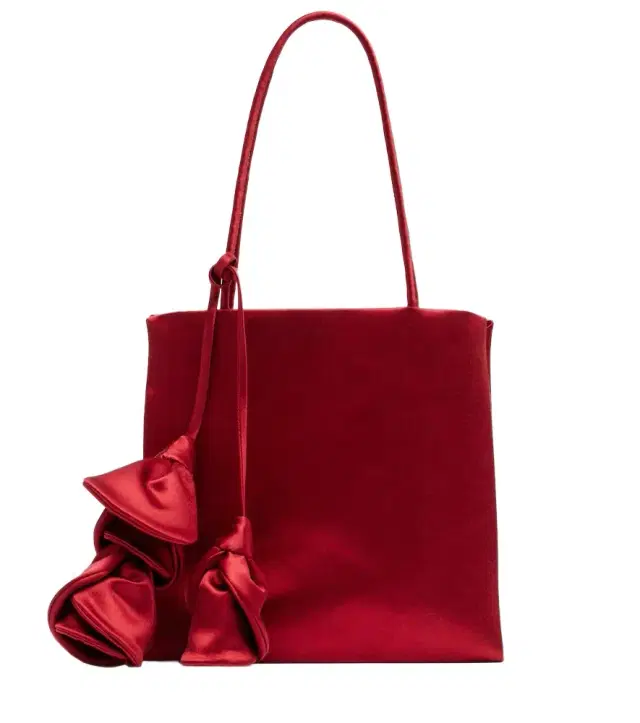 Julia satin shoulder bag