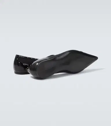Gucci Horsebit GG Canvas studded flats | Thumbnail 4