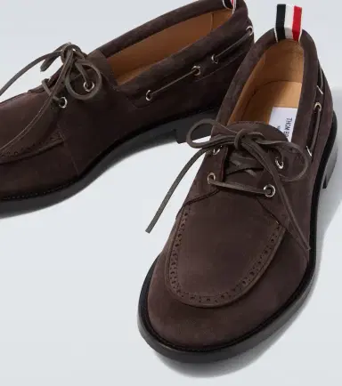 Thom Browne Suede boat shoes | Thumbnail 3 Thom Browne Suede boat shoes | Thumbnail 3