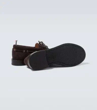 Thom Browne Suede boat shoes | Thumbnail 4 Thom Browne Suede boat shoes | Thumbnail 4