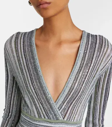 Missoni Striped lamé maxi dress | Thumbnail 4