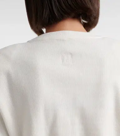 Magda Butrym Cropped cotton-blend T-shirt | Thumbnail 2