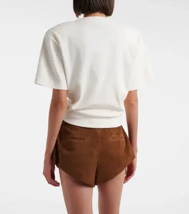 Magda Butrym Cropped cotton-blend T-shirt | Thumbnail 4