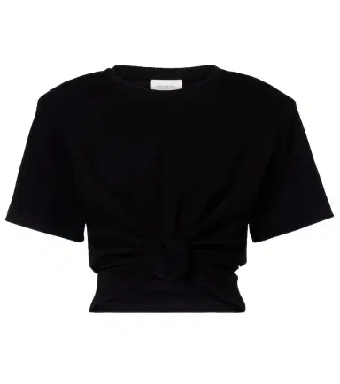 Magda Butrym Cropped cotton-blend T-shirt | Thumbnail 1