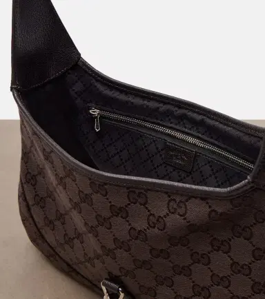 Gucci Jackie 1961 Medium canvas shoulder bag | Thumbnail 2 Gucci Jackie 1961 Medium canvas shoulder bag | Thumbnail 2