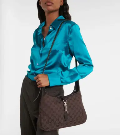 Gucci Jackie 1961 Medium canvas shoulder bag | Thumbnail 5 Gucci Jackie 1961 Medium canvas shoulder bag | Thumbnail 5