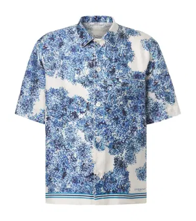 Givenchy Couture Seam silk twill bowling shirt | Thumbnail 1