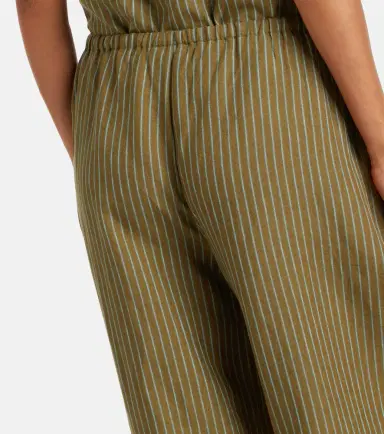 Staud Mateo pinstripe linen wide-leg pants | Thumbnail 6 Staud Mateo pinstripe linen wide-leg pants | Thumbnail 6