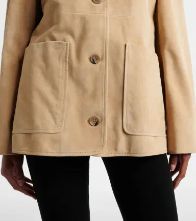 Nour Hammour Suede jacket | Thumbnail 3 Nour Hammour Suede jacket | Thumbnail 3