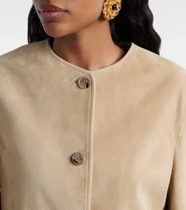 Nour Hammour Suede jacket | Thumbnail 6 Nour Hammour Suede jacket | Thumbnail 6