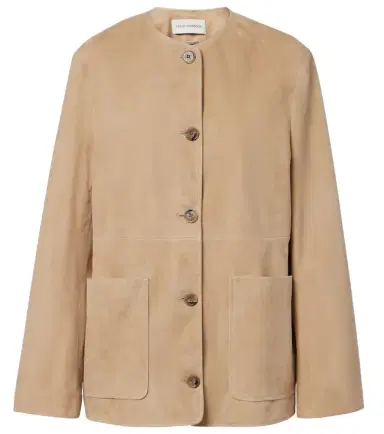 Nour Hammour Suede jacket | Thumbnail 1 Nour Hammour Suede jacket | Thumbnail 1