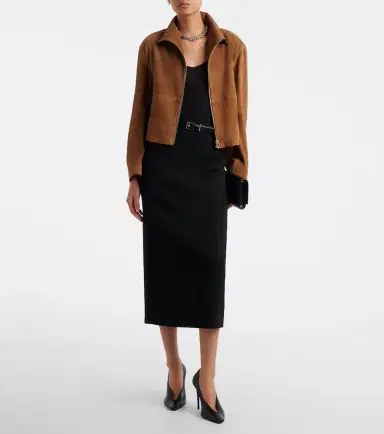 Nour Hammour Etienne suede jacket | Thumbnail 6 Nour Hammour Etienne suede jacket | Thumbnail 6