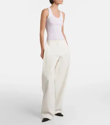 The Row Cendrea ribbed-knit cotton tank top | Thumbnail 5