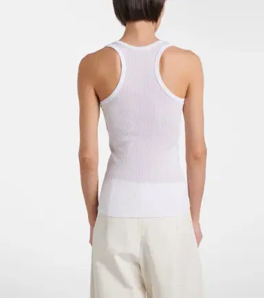 The Row Cendrea ribbed-knit cotton tank top | Thumbnail 7