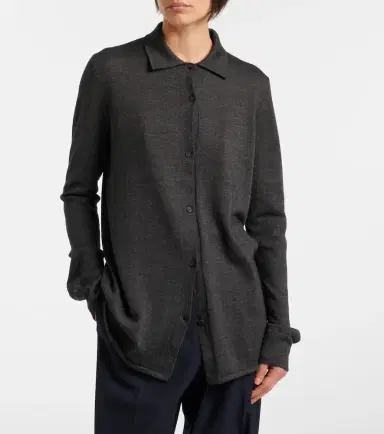 The Row Ocari knitted cashmere and silk shirt | Thumbnail 5 The Row Ocari knitted cashmere and silk shirt | Thumbnail 5
