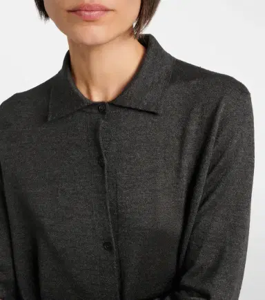 The Row Ocari knitted cashmere and silk shirt | Thumbnail 6 The Row Ocari knitted cashmere and silk shirt | Thumbnail 6