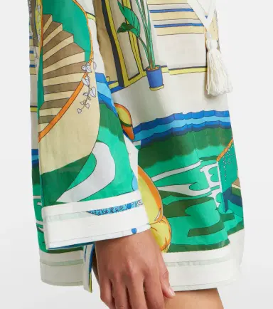 Tory Burch Printed cotton voile tunic | Thumbnail 4