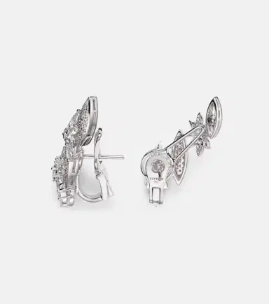 YEPREM Y-Couture 18kt white gold earrings with diamonds | Thumbnail 2 YEPREM Y-Couture 18kt white gold earrings with diamonds | Thumbnail 2
