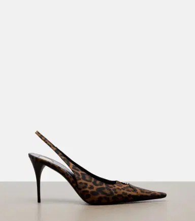 Saint Laurent Babylone Breteuil slingback pumps | Thumbnail 3 Saint Laurent Babylone Breteuil slingback pumps | Thumbnail 3
