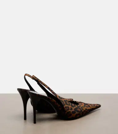 Saint Laurent Babylone Breteuil slingback pumps | Thumbnail 4 Saint Laurent Babylone Breteuil slingback pumps | Thumbnail 4