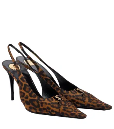 Saint Laurent Babylone Breteuil slingback pumps | Thumbnail 1 Saint Laurent Babylone Breteuil slingback pumps | Thumbnail 1