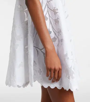 JULIET DUNN Embroidered scalloped cotton minidress | Thumbnail 5 JULIET DUNN Embroidered scalloped cotton minidress | Thumbnail 5