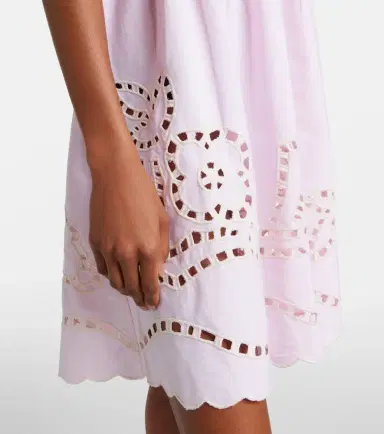 JULIET DUNN Broderie anglaise cotton minidress | Thumbnail 5 JULIET DUNN Broderie anglaise cotton minidress | Thumbnail 5