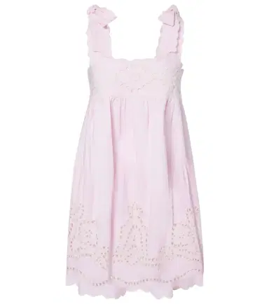 JULIET DUNN Broderie anglaise cotton minidress | Thumbnail 1 JULIET DUNN Broderie anglaise cotton minidress | Thumbnail 1