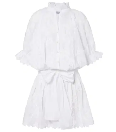 JULIET DUNN Embroidered cotton minidress | Thumbnail 1