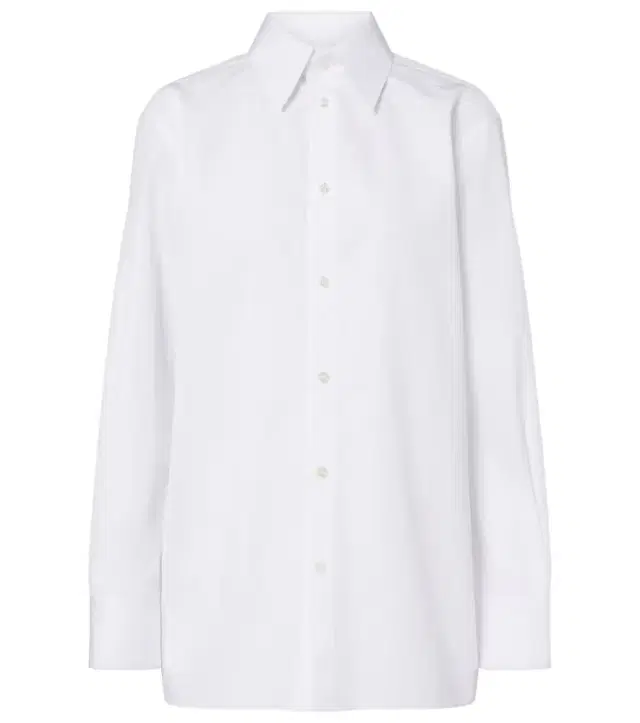 Cotton poplin shirt