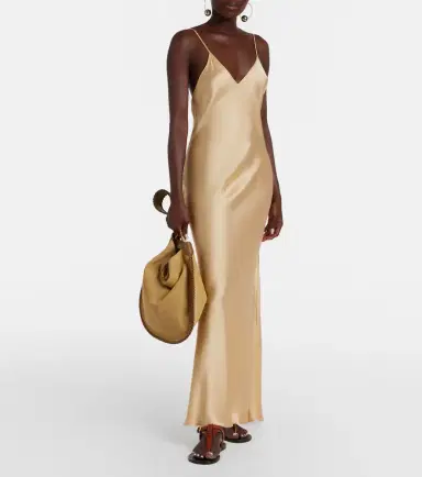 Isabel Marant Nevana satin slip dress | Thumbnail 2