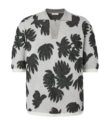 Commas Polo sweater | Thumbnail 1 Commas Polo sweater | Thumbnail 1