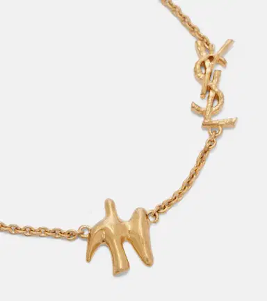 Saint Laurent Cassandre chain bracelet | Thumbnail 3