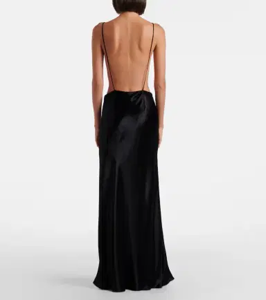 Miu Miu Satin slip dress | Thumbnail 5