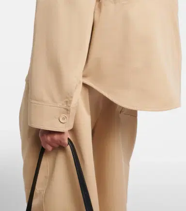 Loewe Leather-trimmed cotton jacket | Thumbnail 5 Loewe Leather-trimmed cotton jacket | Thumbnail 5