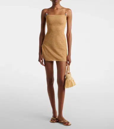 Oseree Oséree Lumière beaded minidress | Thumbnail 4