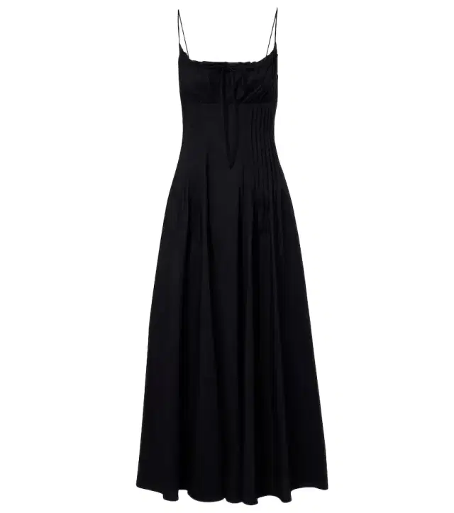 Margi cotton poplin midi dress