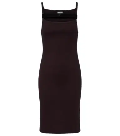 Courrèges Courrèges Ribbed-knit cotton jersey midi dress | Thumbnail 1