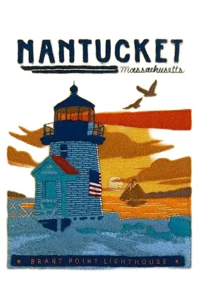 Nantucket Book Clutch Bag