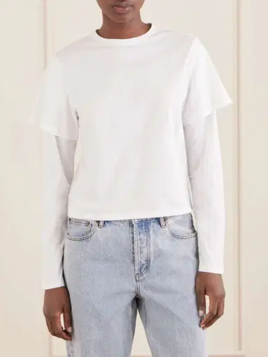 STILL HERE Double Cotton-jersey T-shirt | Thumbnail 3